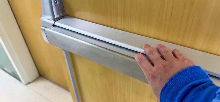 Installing a Push Bar on a Door Freeport